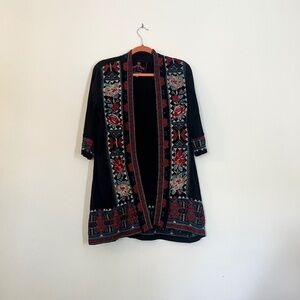 Johnny Was Embroidered Kimono